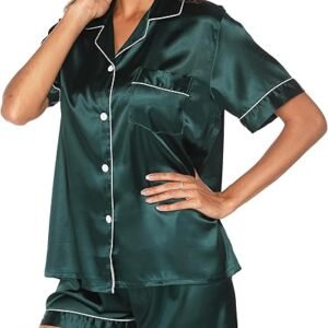 Silk Night Suits with Shorts